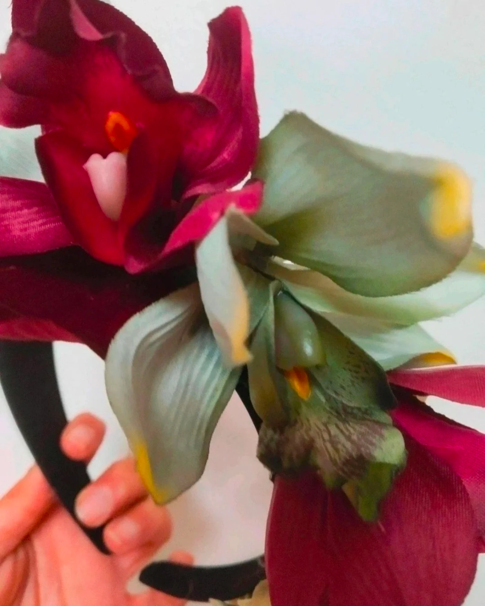 Special occasion orchid headband – photo 4